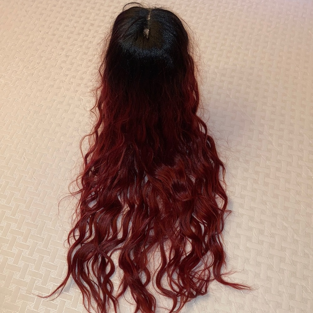 Red Ombre Hair Wig
